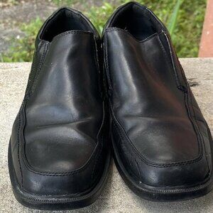 Dockers Mens Loafer Dress Shoes Black Leather Comfort Slip On 10.5 M